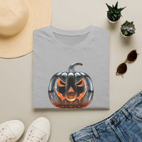 Load image into Gallery viewer, Glass Pumpkin Adult Cotton Tee Shirt
