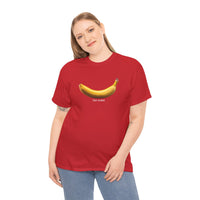 Load image into Gallery viewer, Banana (for scale) Graphic Adult Heavy Cotton Tee
