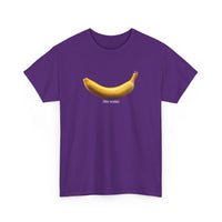 Load image into Gallery viewer, Banana (for scale) Graphic Adult Heavy Cotton Tee
