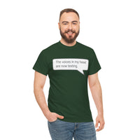 Load image into Gallery viewer, My Voices Are Now Texting Adult Tee
