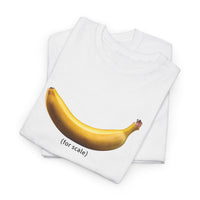 Load image into Gallery viewer, Banana (for scale) Graphic Adult Heavy Cotton Tee
