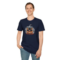 Load image into Gallery viewer, Glass Pumpkin Adult Cotton Tee Shirt
