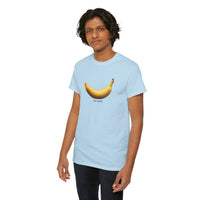 Load image into Gallery viewer, Banana (for scale) Graphic Adult Heavy Cotton Tee
