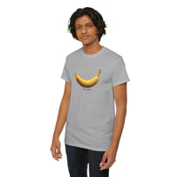 Load image into Gallery viewer, Banana (for scale) Graphic Adult Heavy Cotton Tee
