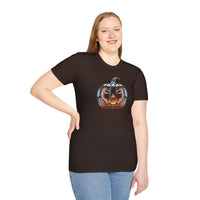 Load image into Gallery viewer, Glass Pumpkin Adult Cotton Tee Shirt
