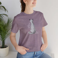 Load image into Gallery viewer, f Cats Could Text...They Wouldn&#39;t - Cotton Adult Short-Sleeve T-Shirt - The Pleasant Workshop
