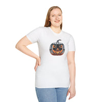 Load image into Gallery viewer, Glass Pumpkin Adult Cotton Tee Shirt
