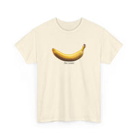 Load image into Gallery viewer, Banana (for scale) Graphic Adult Heavy Cotton Tee
