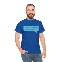 Load image into Gallery viewer, My Voices Are Now Texting Adult Tee
