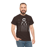 Load image into Gallery viewer, Eye See Coffee Adult Heavy Cotton Tee Shirt
