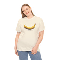 Load image into Gallery viewer, Banana (for scale) Graphic Adult Heavy Cotton Tee
