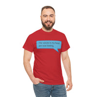 Load image into Gallery viewer, My Voices Are Now Texting Adult Tee
