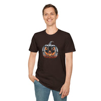 Load image into Gallery viewer, Glass Pumpkin Adult Cotton Tee Shirt
