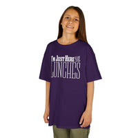 Load image into Gallery viewer, Just Here for the Lunches Kids Heavy Cotton Tee
