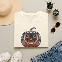 Load image into Gallery viewer, Glass Pumpkin Adult Cotton Tee Shirt
