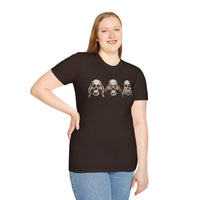 Load image into Gallery viewer, Three Wise Skulls Adult Cotton Tee
