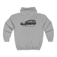 Load image into Gallery viewer, Halloween Rideshare Adult Full Zip Hoodie - The Pleasant Workshop
