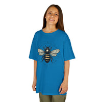 Load image into Gallery viewer, Honey Bee Graphic Kids Heavy Cotton Tee Shirt
