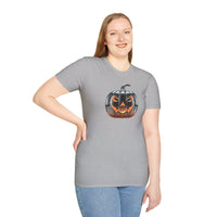 Load image into Gallery viewer, Glass Pumpkin Adult Cotton Tee Shirt
