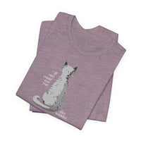 Load image into Gallery viewer, f Cats Could Text...They Wouldn&#39;t - Cotton Adult Short-Sleeve T-Shirt - The Pleasant Workshop
