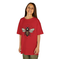 Load image into Gallery viewer, Honey Bee Graphic Kids Heavy Cotton Tee Shirt
