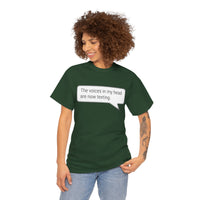 Load image into Gallery viewer, My Voices Are Now Texting Adult Tee
