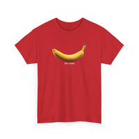 Load image into Gallery viewer, Banana (for scale) Graphic Adult Heavy Cotton Tee
