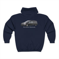 Load image into Gallery viewer, Halloween Rideshare Adult Full Zip Hoodie - The Pleasant Workshop
