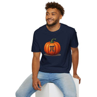 Load image into Gallery viewer, Pumpkin Pi Adult Graphic Cotton Tee
