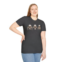 Load image into Gallery viewer, Three Wise Skulls Adult Cotton Tee
