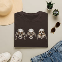 Load image into Gallery viewer, Three Wise Skulls Adult Cotton Tee
