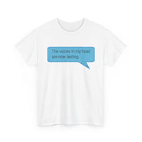 Load image into Gallery viewer, My Voices Are Now Texting Adult Tee
