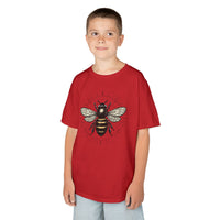 Load image into Gallery viewer, Honey Bee Graphic Kids Heavy Cotton Tee Shirt
