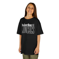 Load image into Gallery viewer, Just Here for the Lunches Kids Heavy Cotton Tee
