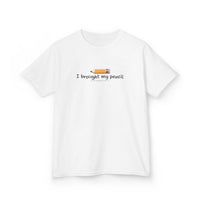 Load image into Gallery viewer, I Brought My Pencil Kids Heavy Cotton Tee
