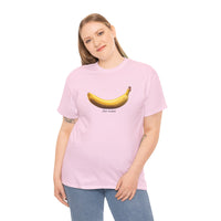 Load image into Gallery viewer, Banana (for scale) Graphic Adult Heavy Cotton Tee
