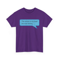 Load image into Gallery viewer, My Voices Are Now Texting Adult Tee
