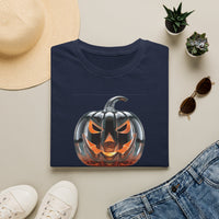 Load image into Gallery viewer, Glass Pumpkin Adult Cotton Tee Shirt
