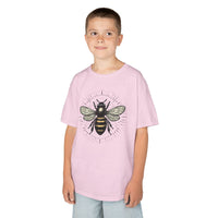 Load image into Gallery viewer, Honey Bee Graphic Kids Heavy Cotton Tee Shirt
