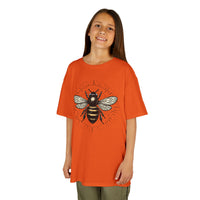 Load image into Gallery viewer, Honey Bee Graphic Kids Heavy Cotton Tee Shirt
