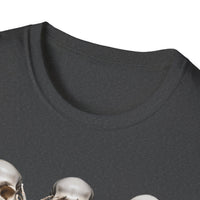 Load image into Gallery viewer, Three Wise Skulls Adult Cotton Tee
