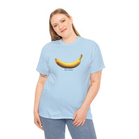 Load image into Gallery viewer, Banana (for scale) Graphic Adult Heavy Cotton Tee
