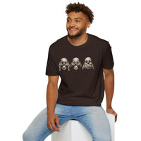 Load image into Gallery viewer, Three Wise Skulls Adult Cotton Tee
