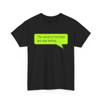 Load image into Gallery viewer, My Voices Are Now Texting Adult Tee
