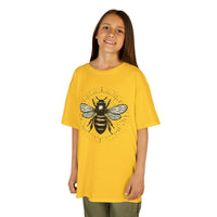 Load image into Gallery viewer, Honey Bee Graphic Kids Heavy Cotton Tee Shirt
