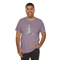 Load image into Gallery viewer, f Cats Could Text...They Wouldn&#39;t - Cotton Adult Short-Sleeve T-Shirt - The Pleasant Workshop
