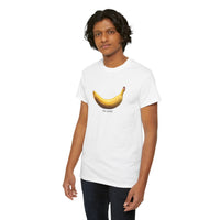 Load image into Gallery viewer, Banana (for scale) Graphic Adult Heavy Cotton Tee
