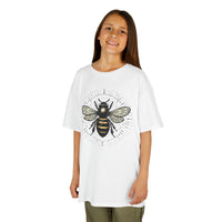 Load image into Gallery viewer, Honey Bee Graphic Kids Heavy Cotton Tee Shirt
