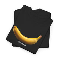 Load image into Gallery viewer, Banana (for scale) Graphic Adult Heavy Cotton Tee

