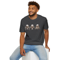 Load image into Gallery viewer, Three Wise Skulls Adult Cotton Tee
